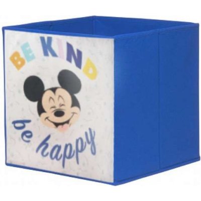 Disney Mickey & Friends textilní úložný koš Living 32 x 32 x 32 cm modrá – Hledejceny.cz