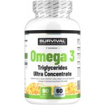 Survival Omega 3 Triglycerides Ultra Concentrate 60 kapslí – Hledejceny.cz