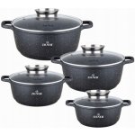 Zilner Sada titanových hrnců MRAMOR INDUKCE 8 ks – Zboží Dáma