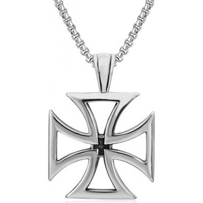 Impress Jewelry Přívěsek z chirurgické oceli Maltézský kříž 170722165357
