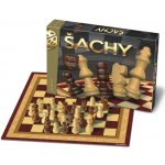 Společenská hra Šachy dřevěné figurky společenská hra (8592190120443) – Zboží Dáma