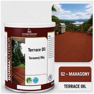 Borma Wachs Teak Oil 1 l mahagon – Sleviste.cz