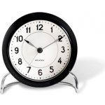 Arne Jacobsen Clocks Station Black 11 cm