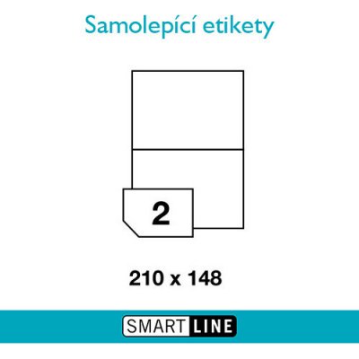 Etikety SmartLine EL/MF-2L210x148 (EL/MF-2L210X148) – Zboží Živě
