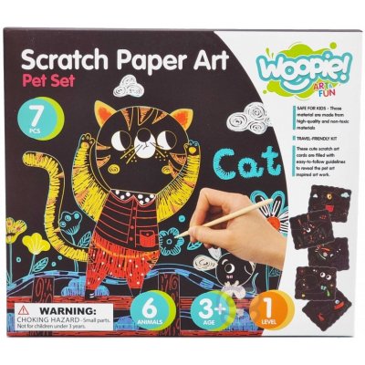 ART&FUN Kreativní sada vyškrabování obrázků pro děti – Zboží Dáma ART&FUN Kreativní sada vyškrabování obrázků pro děti – Zboží Dáma