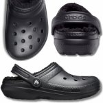 Crocs classic Lined Clog black/black černé – Zboží Dáma