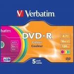Verbatim DVD-R 4,7GB 16x, Advanced AZO+, slimbox, 5ks (43557) – Zboží Živě