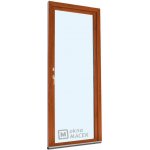 Kömmerling balkonové dveře 70 AD OS levé zlatý dub/bílá 70 x 220 cm oboustranná klika + FAB + hliníkový práh – Hledejceny.cz