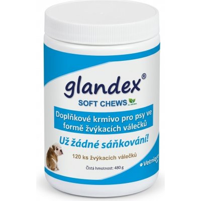 IFRAMIX,s.r.o. Glandex Soft Chews 120 ks, doplněk stravy pro psy – Hledejceny.cz