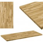 Nabytek XL Stolní deska masivní dubové dřevo obdélníková 44 mm 100 x 60 cm