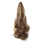 Vlnitý Ponytail se skřipcem světle hnědá s melírem – Zboží Dáma