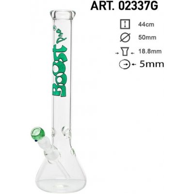 Boost Skleněný bong Beaker 44 cm 18,8 mm – Zboží Dáma