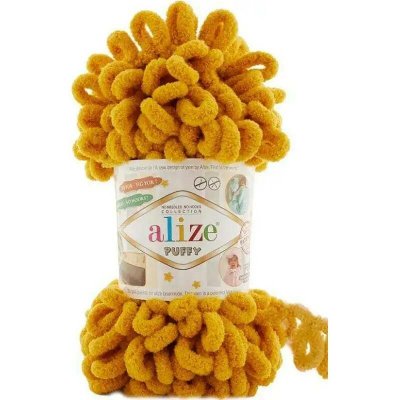 Alize příze Puffy 02 hořčicová – Sleviste.cz