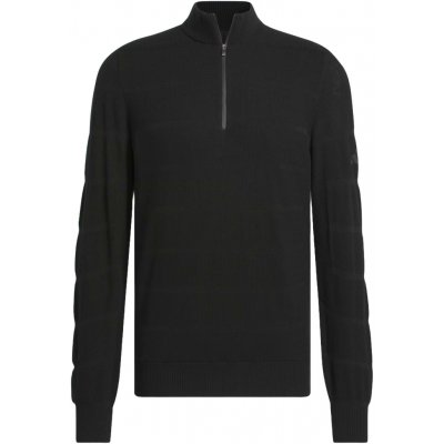 adidas Ultimate365 Tour Wind Knit Quarter Zip Mikina Černá – Hledejceny.cz