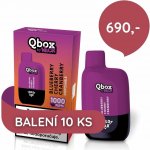 Qbox by Nick BLUEBERRY CHERRY CRANBERRY 20 mg 10 ks – Zboží Dáma