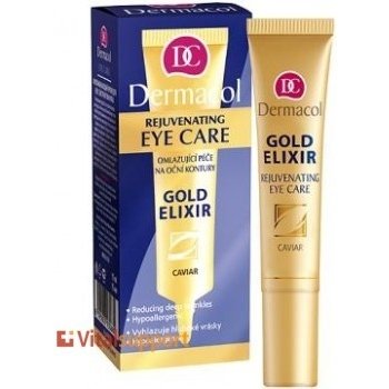 Dermacol Elixir Gold oční krém s kaviárem 15 ml