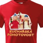 dětské tričko Pat a Mat Kuchařská pohotovost, červená – Hledejceny.cz