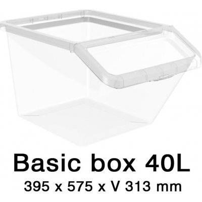 Plast Team Úložný box se sklopným víkem 40 L