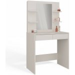 TP Living toaletní stolek Marina 81 cm se zrcadlem kašmírový – Zboží Mobilmania