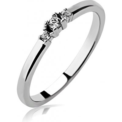 Olivie zásnubní prsten ze stříbra 3366
