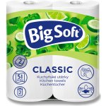 BigSoft Classic - papírové kuchyňské utěrky - 2vrstvé, 51 útržků – Zboží Mobilmania