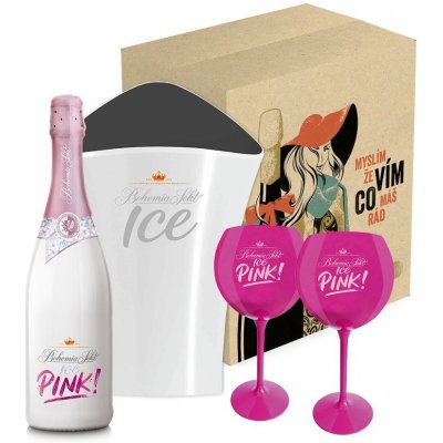 Dárkový set Bohemia Sekt Ice PiNK! – Zboží Dáma