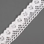 Takoy Bavlněná krajka 2,8 cm bílá – Sleviste.cz