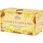 Grešík Zázvor & Citron & Med 20 x 2 g – Hledejceny.cz