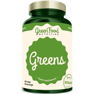 GreenFood Nutrition Greens 120 kapslí – Hledejceny.cz