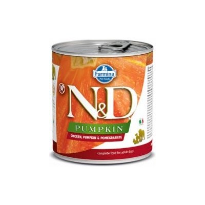 N&D Pumpkin Dog Adult Chicken & Pomegranate 2 x 285 g