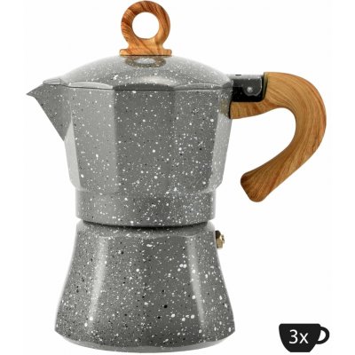 Perfect Home 72264 Moka kávovar 3 šálky, hliník, granit – Sleviste.cz