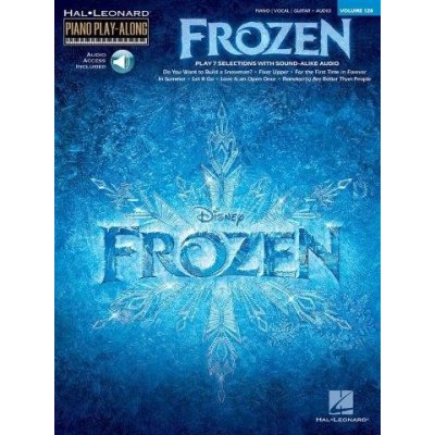 Piano Play-Along 128 Frozen Ledové království noty na klavír zpěv akordy na kytaru + audio – Zbozi.Blesk.cz