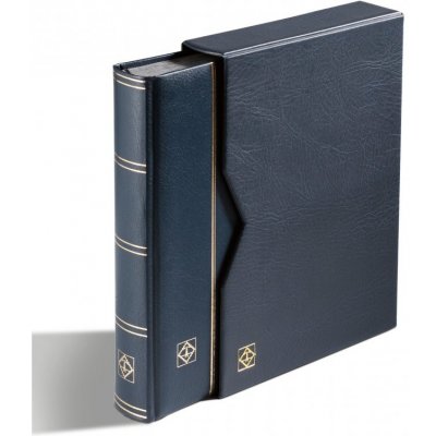 LEUCHTTURM Album na známky PREMIUM, A4, 32 černých stran, s kazetou Barva: Červená – Zboží Živě