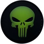 ARMED PATCHES Nášivka Round Punisher - Glow – Zboží Mobilmania