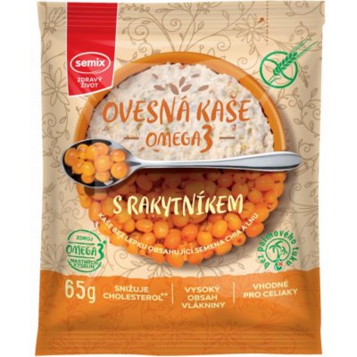 Semix Ovesná kaše s rakytníkem bez lepku 65 g – Zboží Dáma