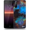 Pouzdro a kryt na mobilní telefon Sony Pouzdro Picasee silikonové Sony Xperia 10 II - Space černé