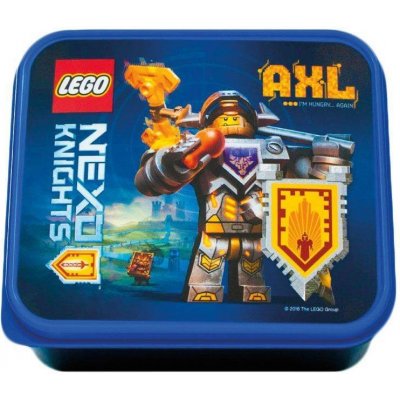 LEGO NEXO KNIGHTS krabička na svačinu, snídaňová plechovka, modrá a černá – Zbozi.Blesk.cz