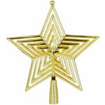 SPRINGOS Hvězda na vánoční stromeček 23cm zlatá vánoční ozdoba CA1277-XG – Hledejceny.cz