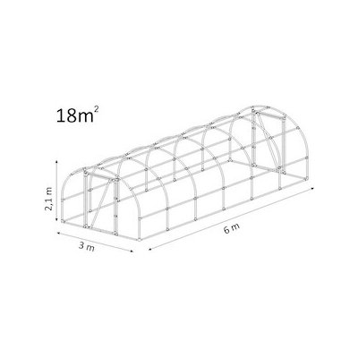 Lemar AW6 6 m x 3 m x 2,1 m – Zboží Dáma