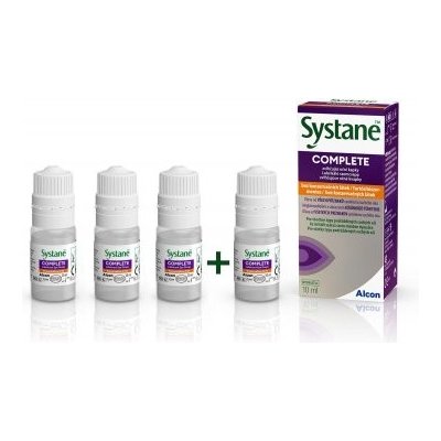 Alcon Oční kapky Systane COMPLETE 10 ml balení 3+1 – Zbozi.Blesk.cz