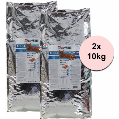 Ontario cat ADULT ocean fish 2 x 10 kg – Zboží Mobilmania