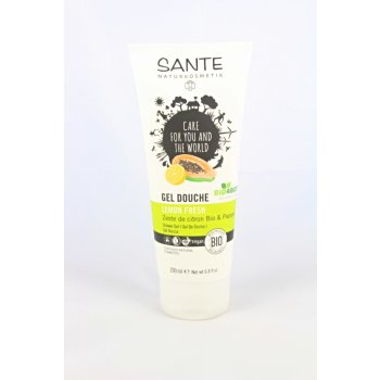 Santé sprchový gel Lemon Fresh bio citron a papaya 200 ml