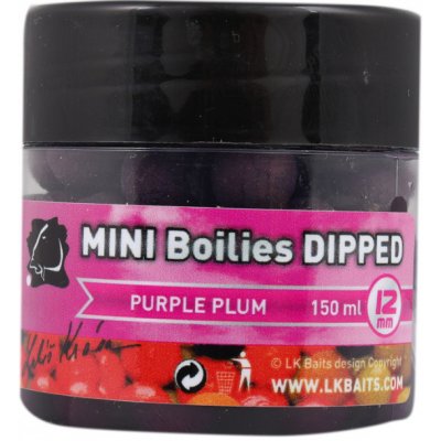 LK Baits MINI Boilies v dipu Word Record Corn 150ml 12mm