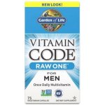 Garden of Life Vitamin Code RAW ONE multivitamín pro muže 75 kapslí – Hledejceny.cz