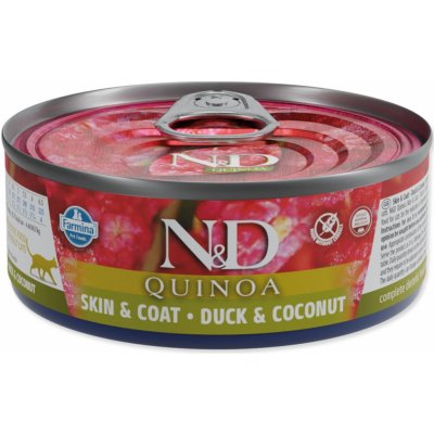 N&D Cat QUINOA Adult Duck & Coconut 80 g – Hledejceny.cz