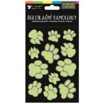 Anděl Samolepky 3D10,5 x 20 cm svítící ve tmě, tlapky 15131 – Sleviste.cz