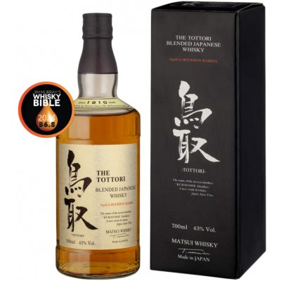The Tottori Blended Japanese Whisky 43% 0,7 l (karton) – Hledejceny.cz