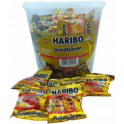 HARIBO mini medvídci Goldbären 100 x 10 g – Zboží Dáma