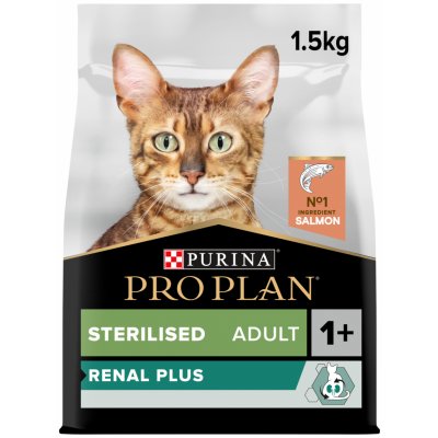 Pro Plan Cat STERILISED RENAL PLUS losos 1,5 kg – Zboží Mobilmania