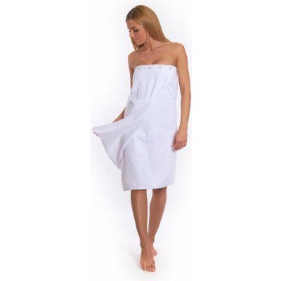 Interkontakt Dámský saunový kilt White 80x140 cm